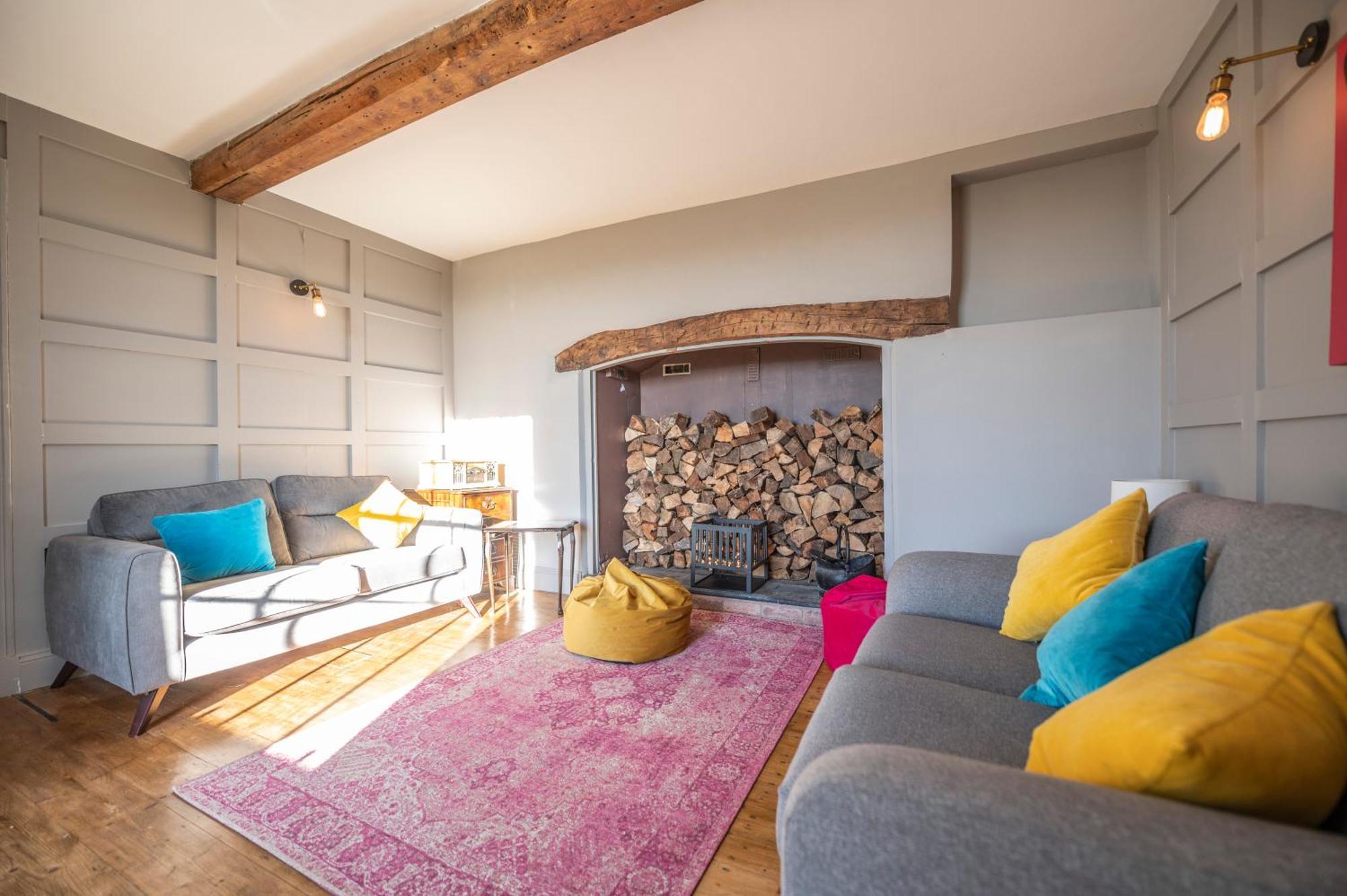 Georgian Country House -Panoramic Views -Sleeps 12 Ruthin Eksteriør billede